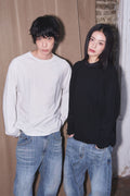 Bamboo Roll-Up Boat Neck Knit — gallery 1257