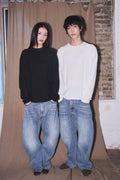 Bamboo Roll-Up Boat Neck Knit — detail 1259