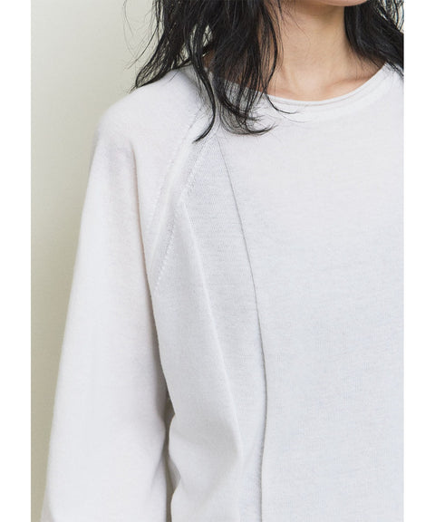 Bamboo Roll-Up Boat Neck Knit — detail 1263