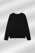 Bamboo Roll-Up Boat Neck Knit — gallery 1268