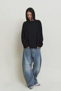 Bamboo Roll-Up Boat Neck Knit — gallery 1271