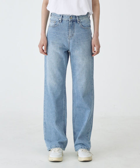 W_ESSENTIAL Straight Denim Pants