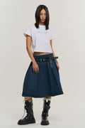 Cubic Heartfelt Cropped Short Sleeve T-Shirt