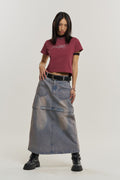 Cubic Heartfelt Cropped Short Sleeve T-Shirt