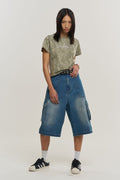 Cubic Heartfelt Cropped Short Sleeve T-Shirt