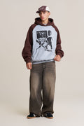 Wide Straight Washed Denim Pants
