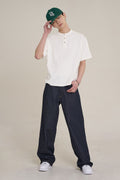 Raw Straight Denim Pants