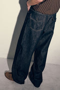 Raw Straight Denim Pants