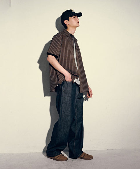 Raw Straight Denim Pants