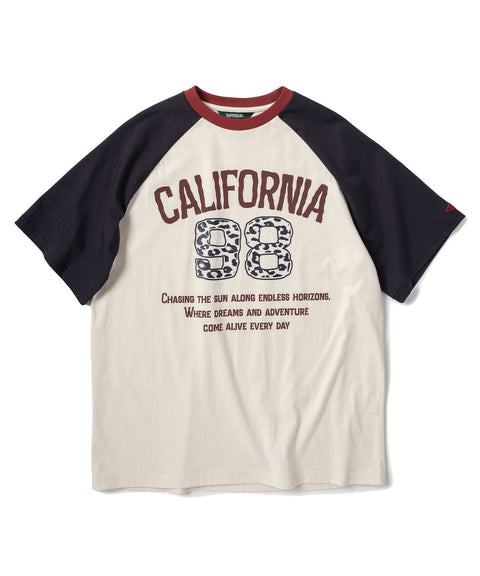 98 California Raglan Short Sleeve T-Shirt