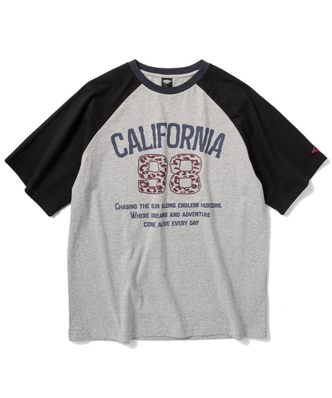 98 California Raglan Short Sleeve T-Shirt