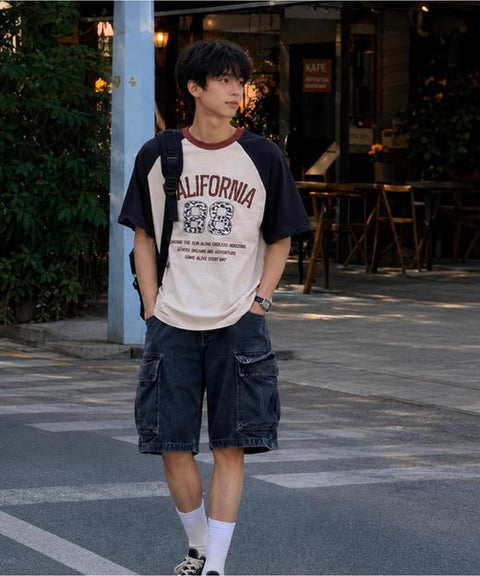 98 California Raglan Short Sleeve T-Shirt – Snap