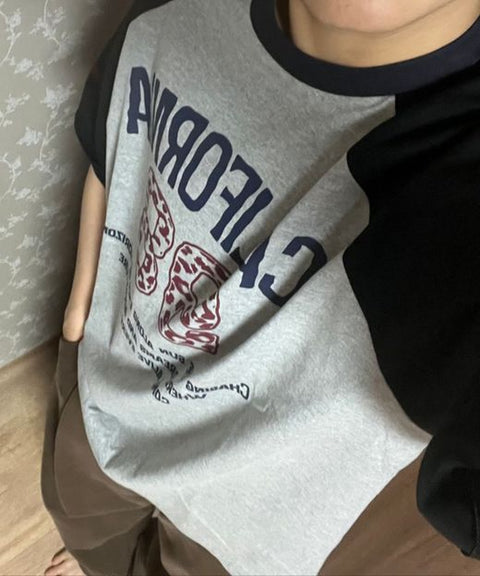 98 California Raglan Short Sleeve T-Shirt – Snap