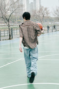 Relaxed Fit Check Short Sleeve Shirt