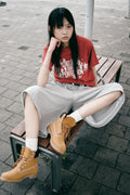 Over Perfection Cropped Short Sleeve T-Shirt