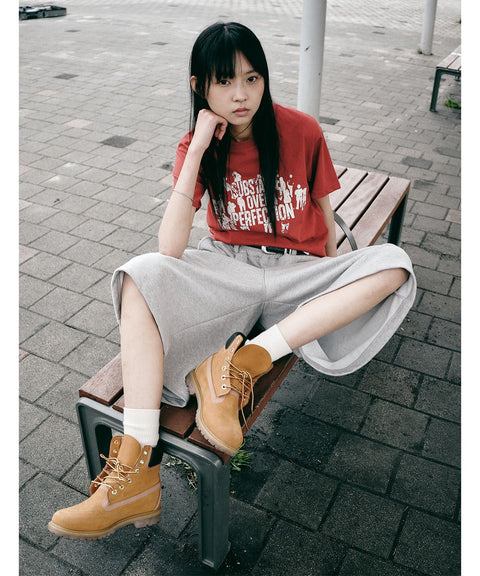 Over Perfection Cropped Short Sleeve T-Shirt