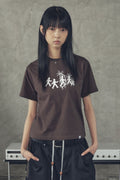 Thunderdoll Cropped Short Sleeve T-Shirt