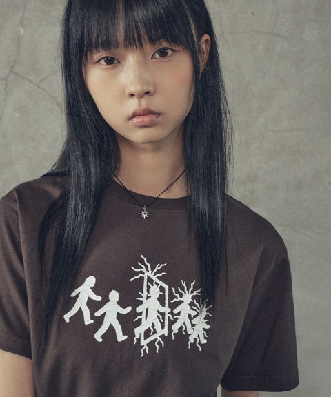 Thunderdoll Cropped Short Sleeve T-Shirt