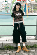 Thunderdoll Cropped Short Sleeve T-Shirt
