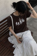 Thunderdoll Cropped Short Sleeve T-Shirt – Snap