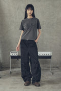 Spike Skull Cropped Short Sleeve T-Shirt