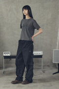 Spike Skull Cropped Short Sleeve T-Shirt