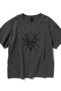 Spike Skull Cropped Short Sleeve T-Shirt