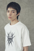 Spike Skull Cropped Short Sleeve T-Shirt
