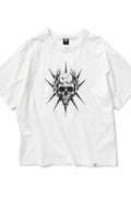 Spike Skull Cropped Short Sleeve T-Shirt