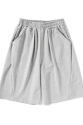 Curved Wide Bermuda Shorts