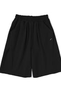 Curved Wide Bermuda Shorts