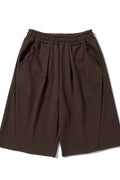 Curved Wide Bermuda Shorts