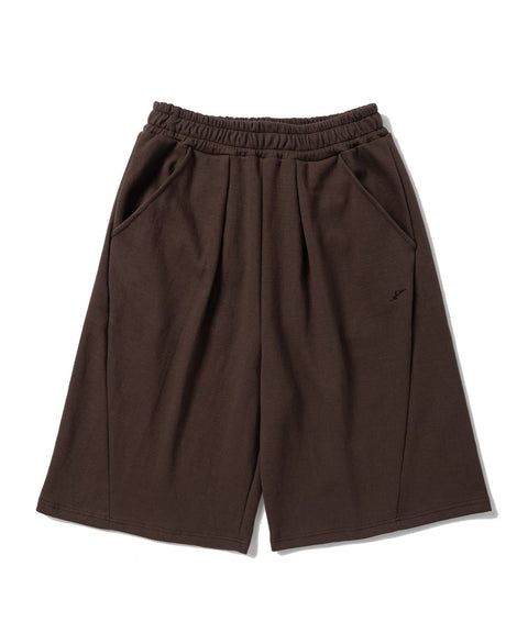 Curved Wide Bermuda Shorts