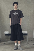 Slant Cargo Wide Bermuda Shorts