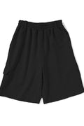 Slant Cargo Wide Bermuda Shorts