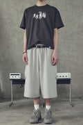 Slant Cargo Wide Bermuda Shorts