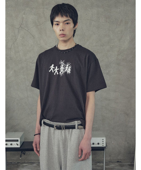 Slant Cargo Wide Bermuda Shorts