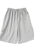Slant Cargo Wide Bermuda Shorts