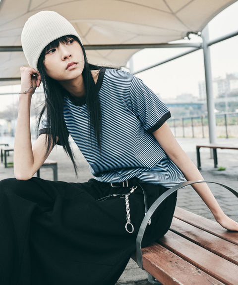 Stripe Ringer Short Sleeve T-Shirt