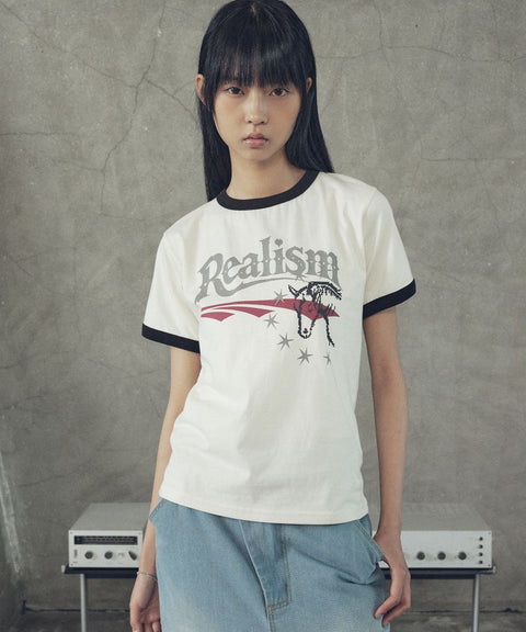 Realism Ringer Short Sleeve T-Shirt