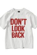 Don't Look Back Lettering Cropped Short Sleeve T-Shirt