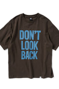 Don't Look Back Lettering Cropped Short Sleeve T-Shirt
