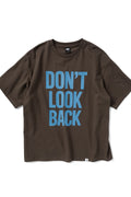 Don't Look Back Lettering Cropped Short Sleeve T-Shirt