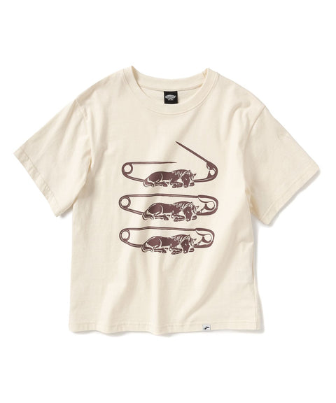 Horse Pin Cropped Short Sleeve T-Shirt
