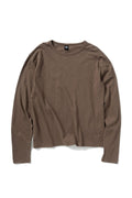 Slub Contrast Layered Long Sleeve T-Shirt