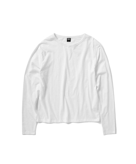Slub Contrast Layered Long Sleeve T-Shirt