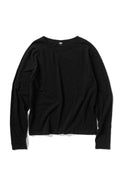 Slub Contrast Layered Long Sleeve T-Shirt